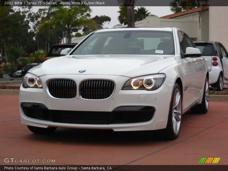  2012 7 Series 750i Sedan Alpine White