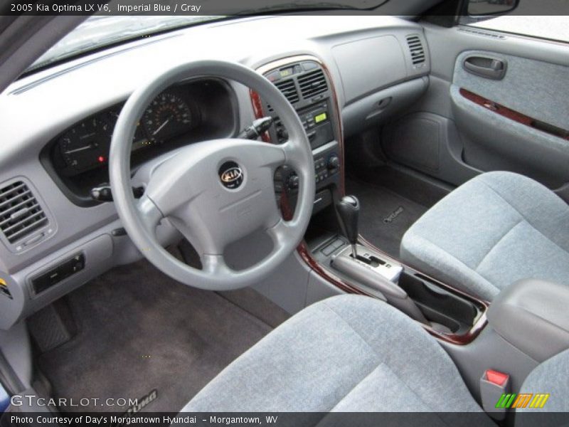 Gray Interior - 2005 Optima LX V6 