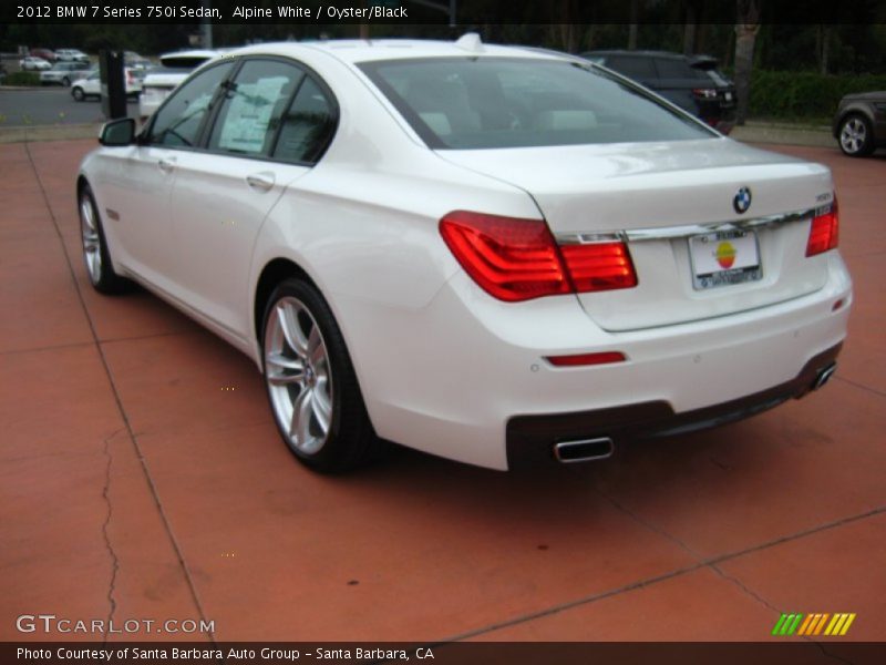  2012 7 Series 750i Sedan Alpine White