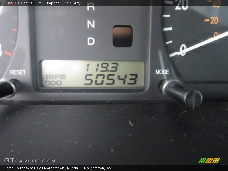 Imperial Blue / Gray 2005 Kia Optima LX V6