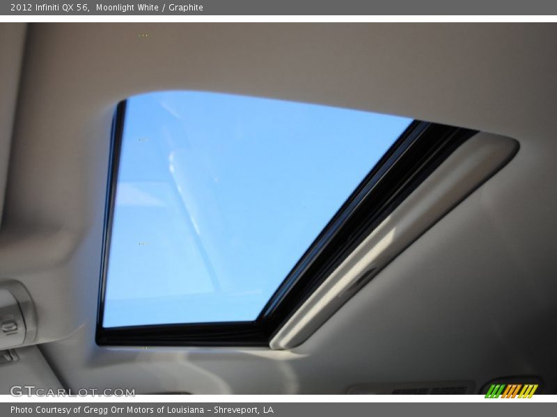 Moonlight White / Graphite 2012 Infiniti QX 56