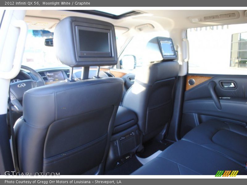 Moonlight White / Graphite 2012 Infiniti QX 56