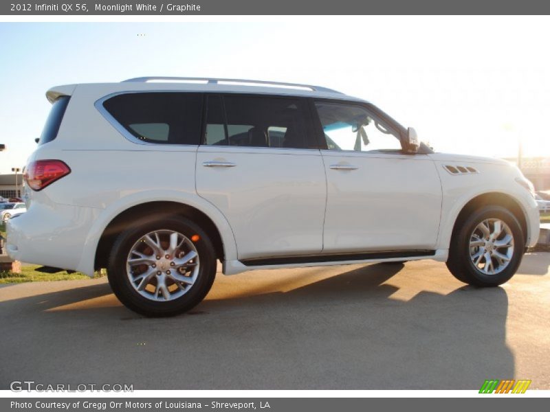Moonlight White / Graphite 2012 Infiniti QX 56