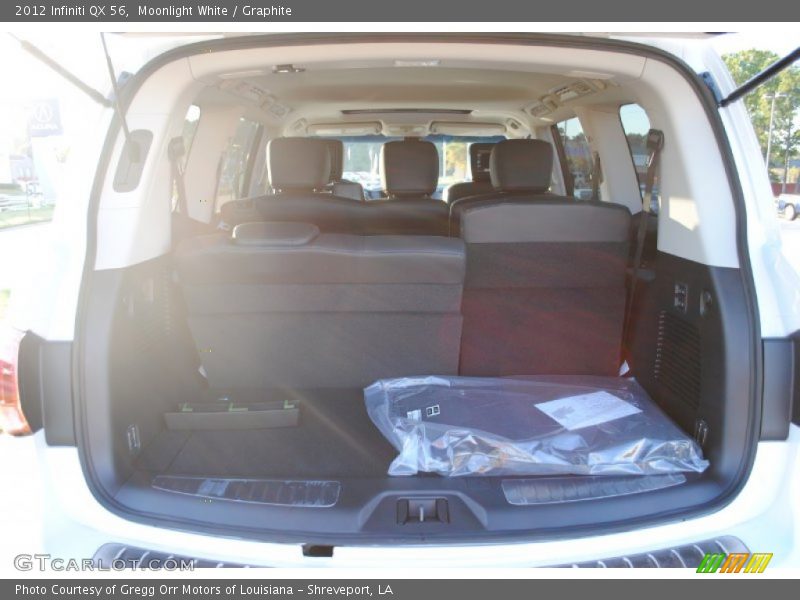 Moonlight White / Graphite 2012 Infiniti QX 56