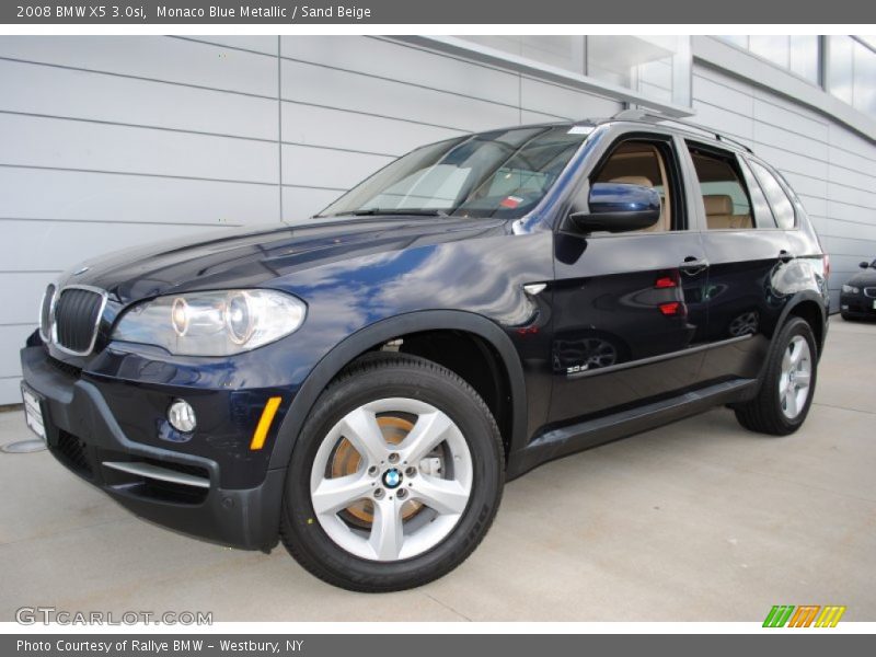Monaco Blue Metallic / Sand Beige 2008 BMW X5 3.0si