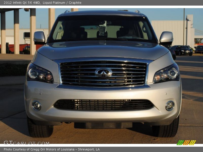 Liquid Platinum / Graphite 2012 Infiniti QX 56 4WD