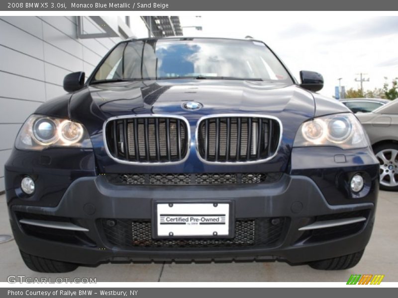 Monaco Blue Metallic / Sand Beige 2008 BMW X5 3.0si