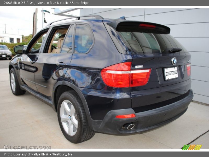 Monaco Blue Metallic / Sand Beige 2008 BMW X5 3.0si