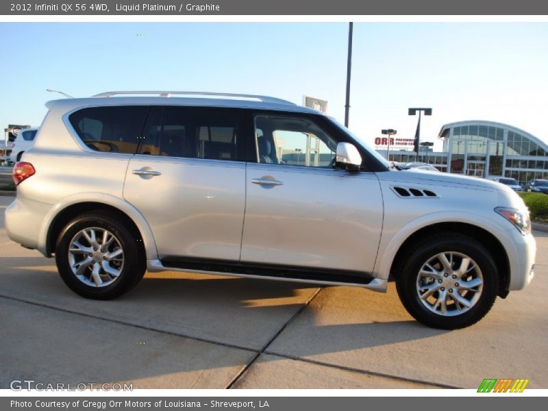 Liquid Platinum / Graphite 2012 Infiniti QX 56 4WD