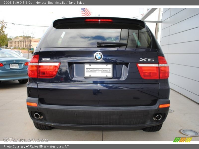 Monaco Blue Metallic / Sand Beige 2008 BMW X5 3.0si