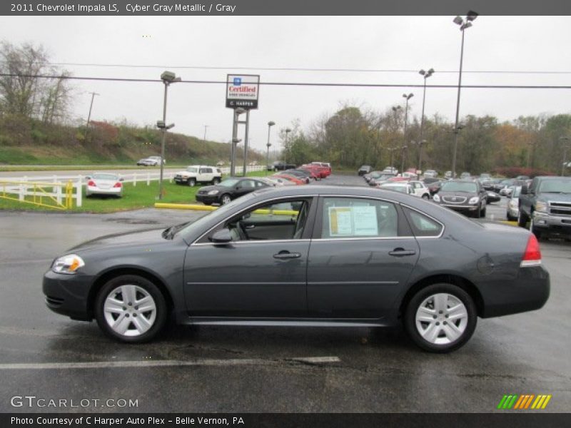 Cyber Gray Metallic / Gray 2011 Chevrolet Impala LS