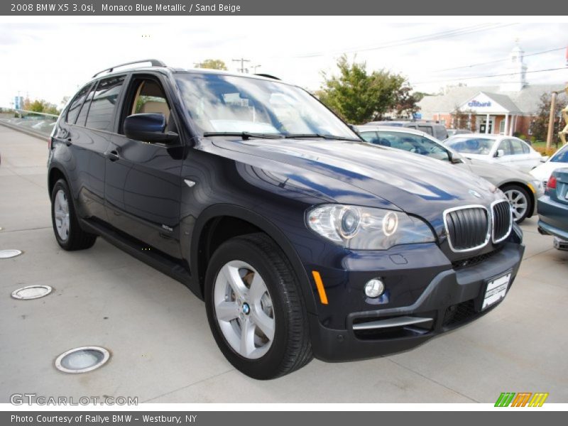 Monaco Blue Metallic / Sand Beige 2008 BMW X5 3.0si