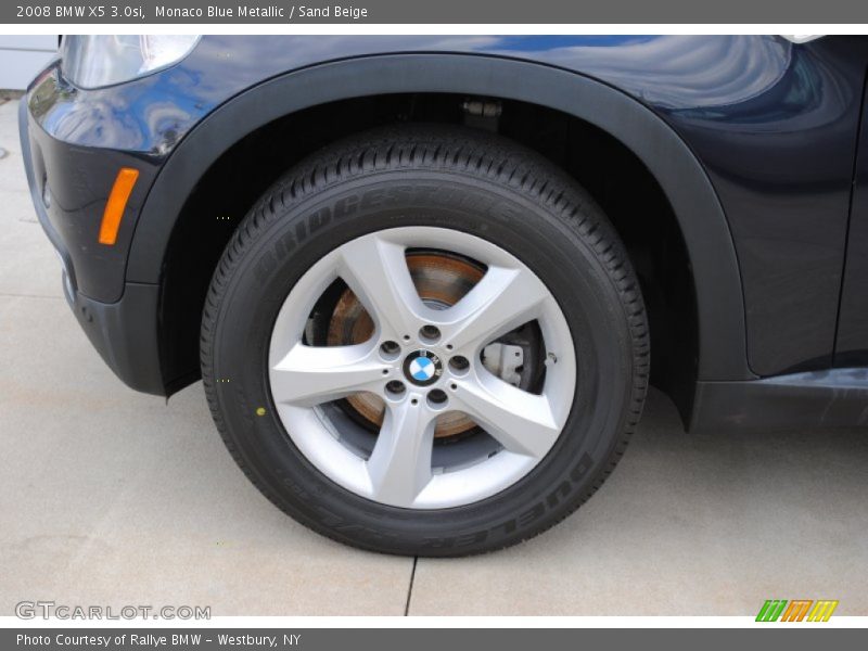 Monaco Blue Metallic / Sand Beige 2008 BMW X5 3.0si