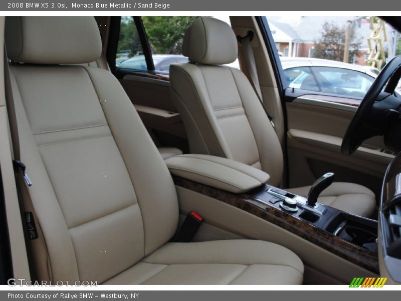 Monaco Blue Metallic / Sand Beige 2008 BMW X5 3.0si