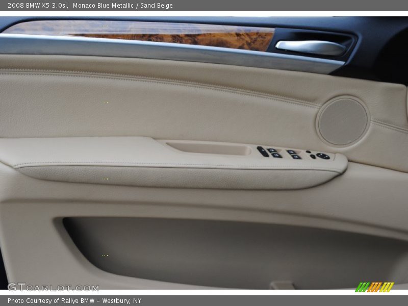 Monaco Blue Metallic / Sand Beige 2008 BMW X5 3.0si