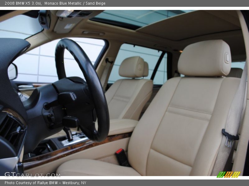 Monaco Blue Metallic / Sand Beige 2008 BMW X5 3.0si