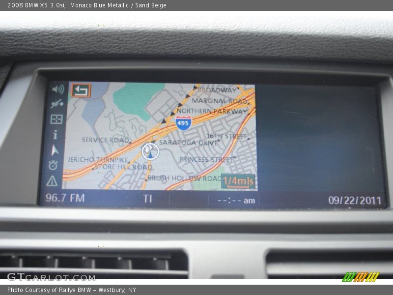 Monaco Blue Metallic / Sand Beige 2008 BMW X5 3.0si