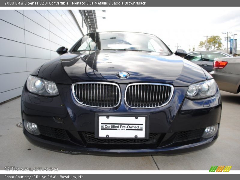 Monaco Blue Metallic / Saddle Brown/Black 2008 BMW 3 Series 328i Convertible