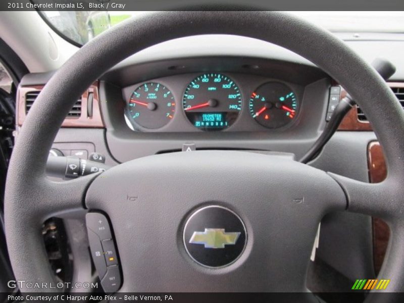 Black / Gray 2011 Chevrolet Impala LS