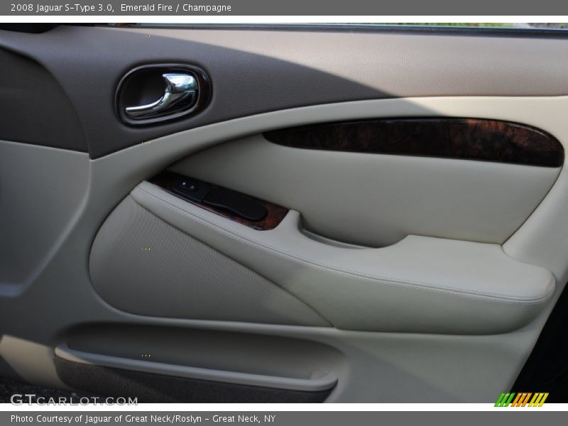 Emerald Fire / Champagne 2008 Jaguar S-Type 3.0