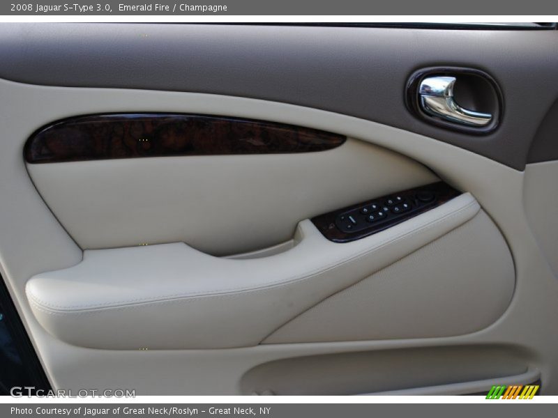 Emerald Fire / Champagne 2008 Jaguar S-Type 3.0