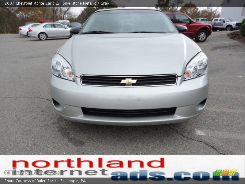 Silverstone Metallic / Gray 2007 Chevrolet Monte Carlo LS
