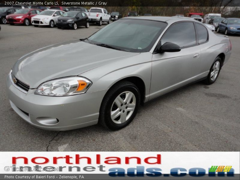Silverstone Metallic / Gray 2007 Chevrolet Monte Carlo LS