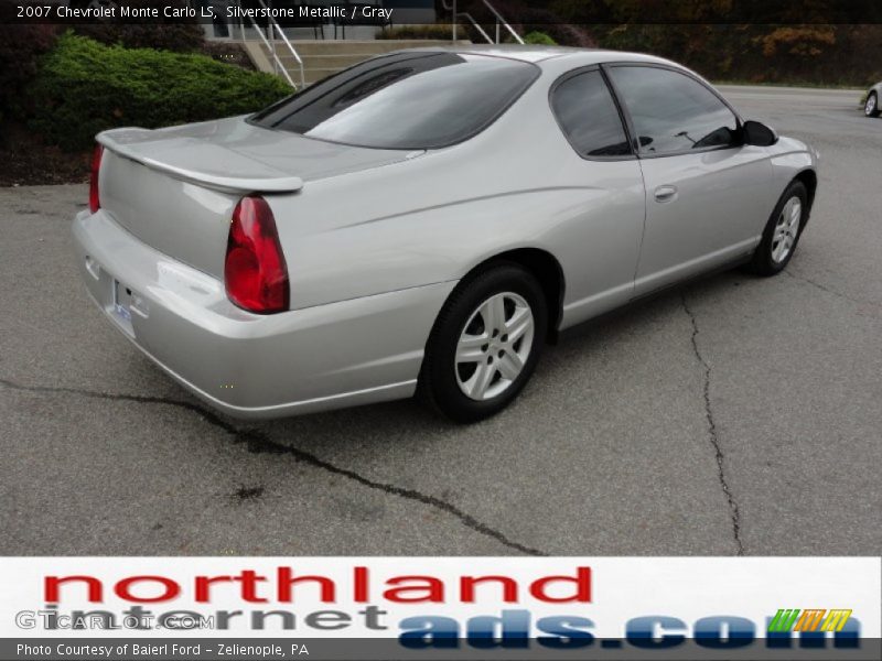 Silverstone Metallic / Gray 2007 Chevrolet Monte Carlo LS