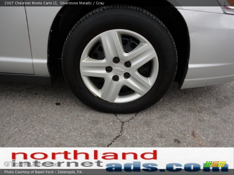 Silverstone Metallic / Gray 2007 Chevrolet Monte Carlo LS