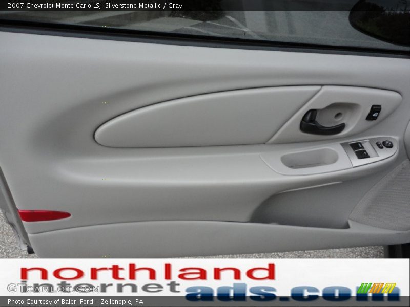 Silverstone Metallic / Gray 2007 Chevrolet Monte Carlo LS