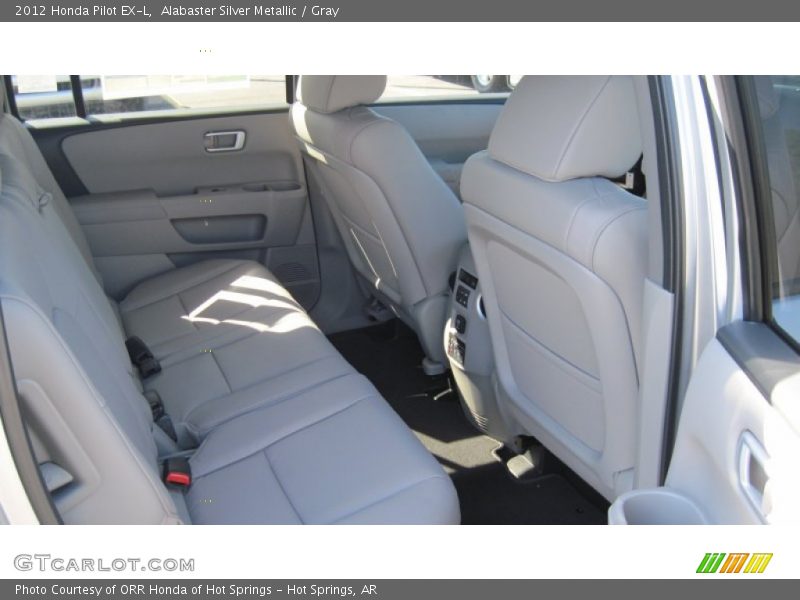 Alabaster Silver Metallic / Gray 2012 Honda Pilot EX-L