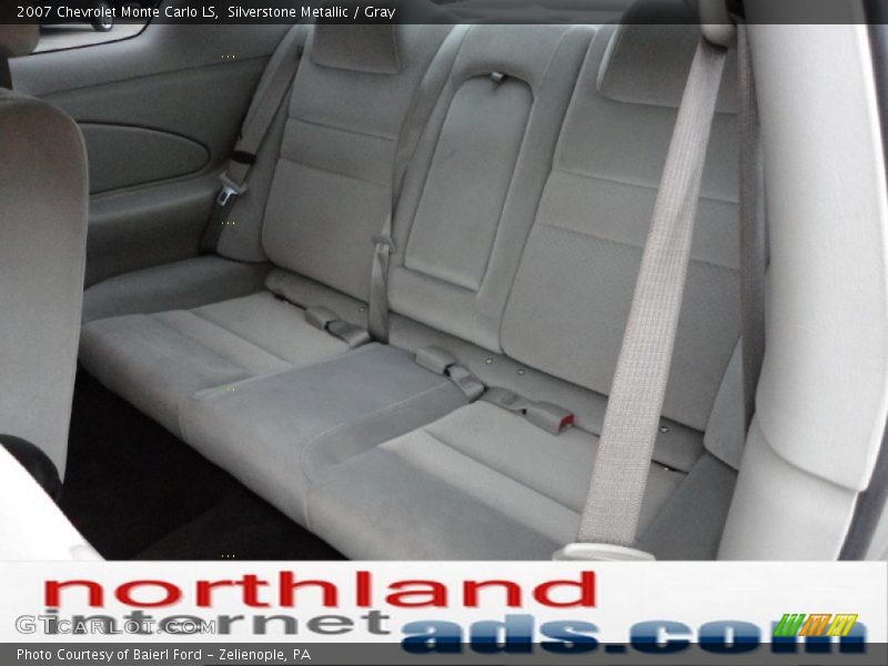 Silverstone Metallic / Gray 2007 Chevrolet Monte Carlo LS