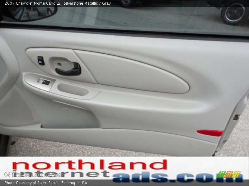 Silverstone Metallic / Gray 2007 Chevrolet Monte Carlo LS