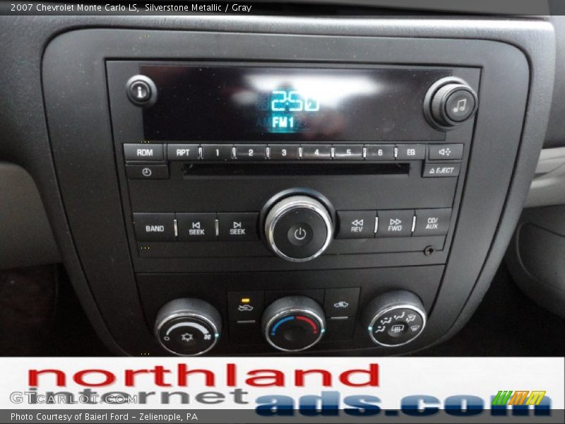 Silverstone Metallic / Gray 2007 Chevrolet Monte Carlo LS