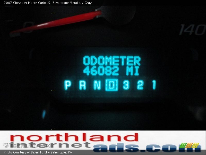 Silverstone Metallic / Gray 2007 Chevrolet Monte Carlo LS