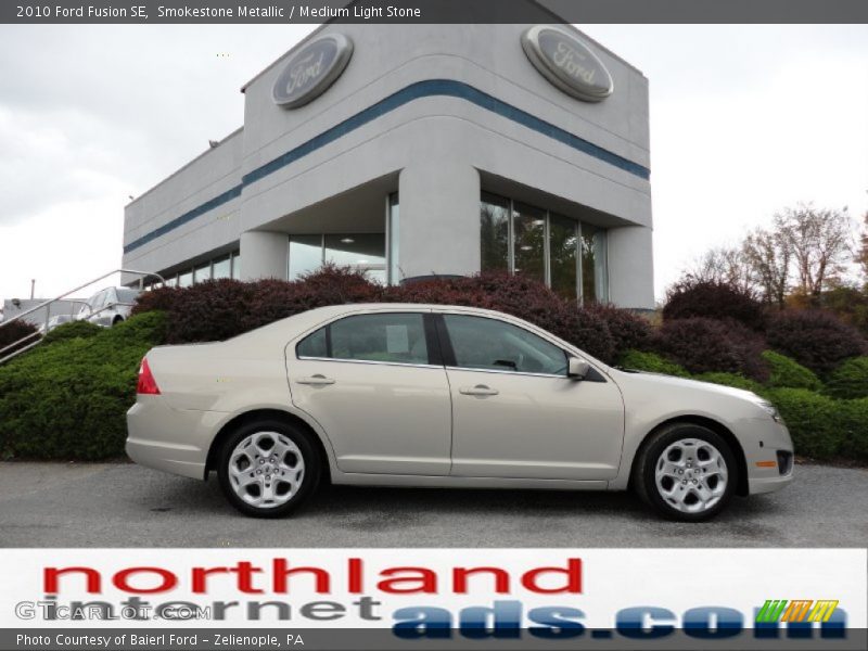 Smokestone Metallic / Medium Light Stone 2010 Ford Fusion SE