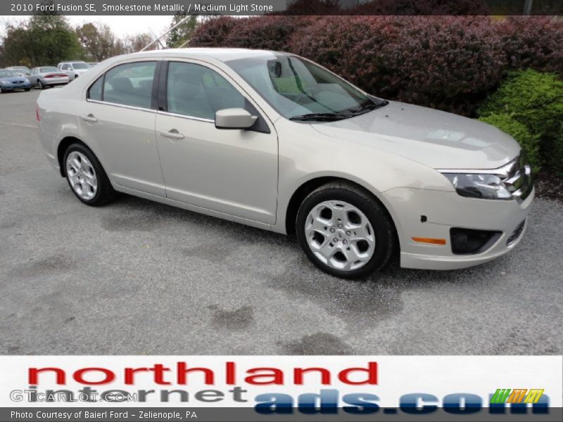 Smokestone Metallic / Medium Light Stone 2010 Ford Fusion SE
