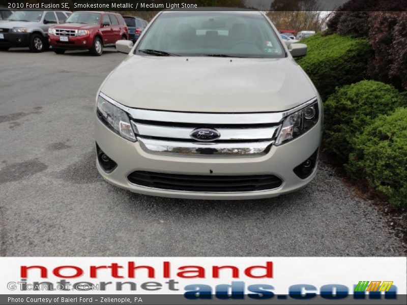 Smokestone Metallic / Medium Light Stone 2010 Ford Fusion SE