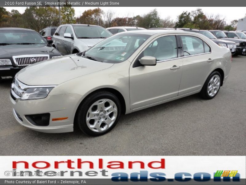 Smokestone Metallic / Medium Light Stone 2010 Ford Fusion SE