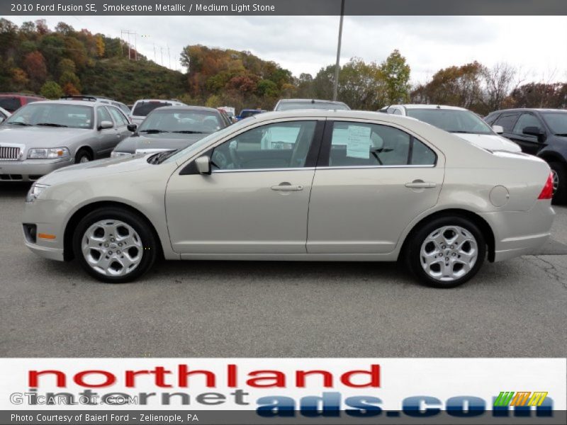 Smokestone Metallic / Medium Light Stone 2010 Ford Fusion SE