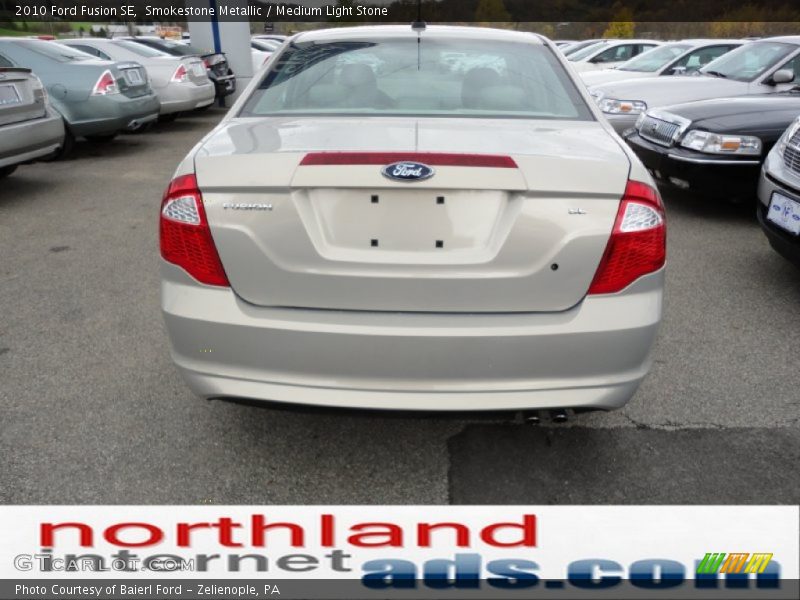 Smokestone Metallic / Medium Light Stone 2010 Ford Fusion SE