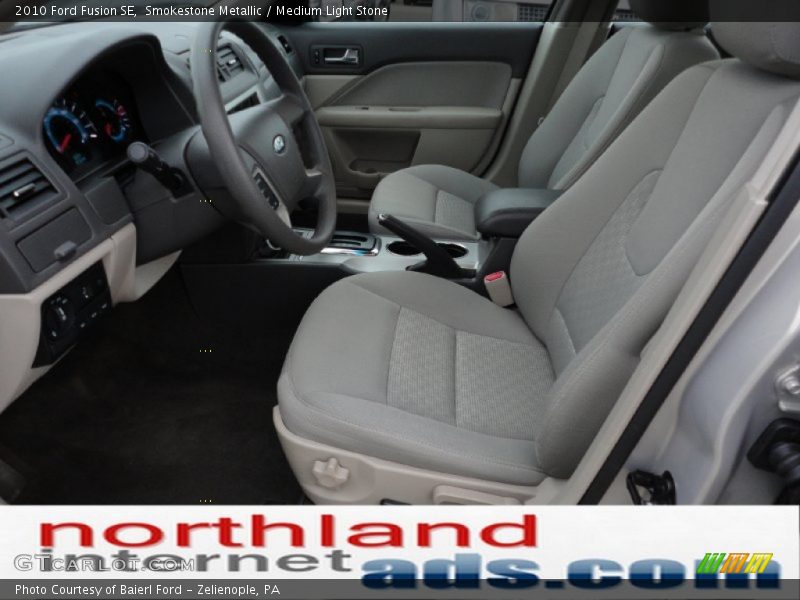 Smokestone Metallic / Medium Light Stone 2010 Ford Fusion SE
