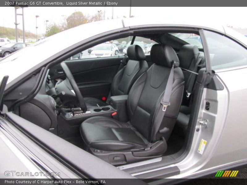 Liquid Silver Metallic / Ebony 2007 Pontiac G6 GT Convertible