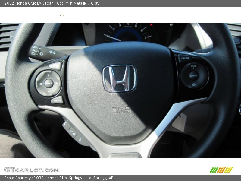 Cool Mist Metallic / Gray 2012 Honda Civic EX Sedan