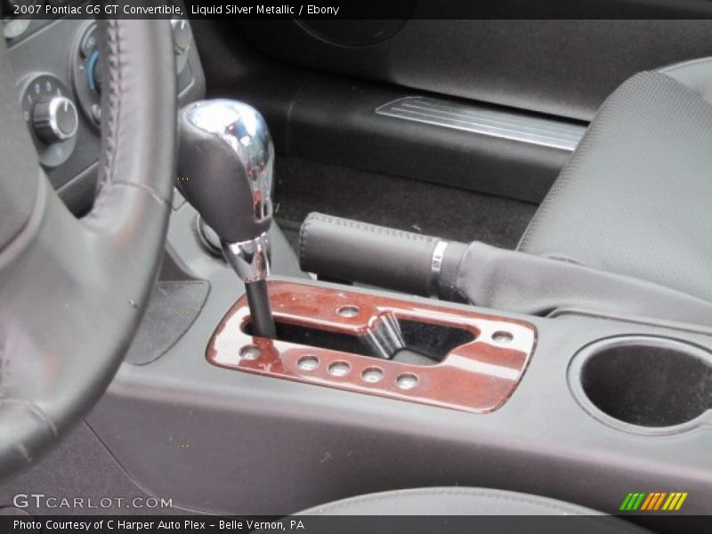 Liquid Silver Metallic / Ebony 2007 Pontiac G6 GT Convertible