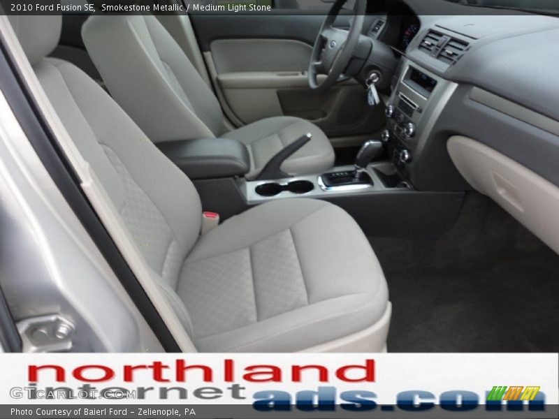 Smokestone Metallic / Medium Light Stone 2010 Ford Fusion SE