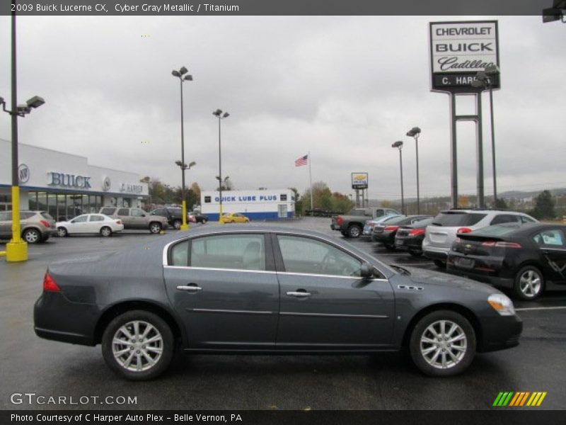 Cyber Gray Metallic / Titanium 2009 Buick Lucerne CX