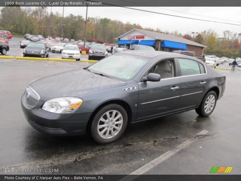 Cyber Gray Metallic / Titanium 2009 Buick Lucerne CX