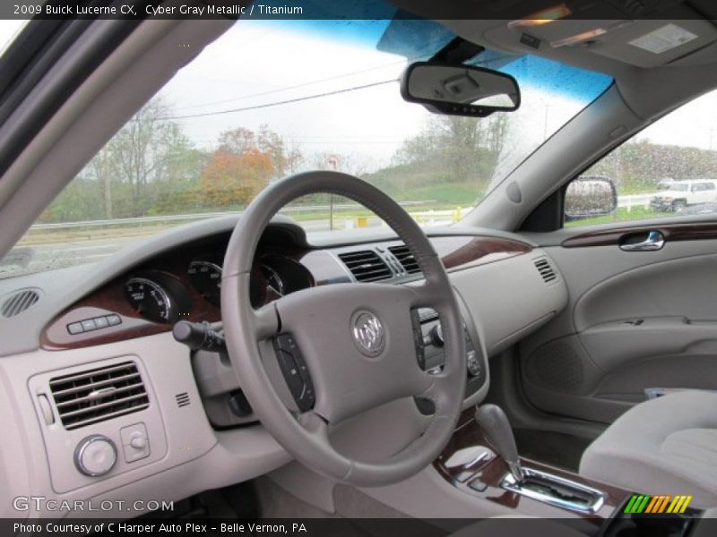 Cyber Gray Metallic / Titanium 2009 Buick Lucerne CX