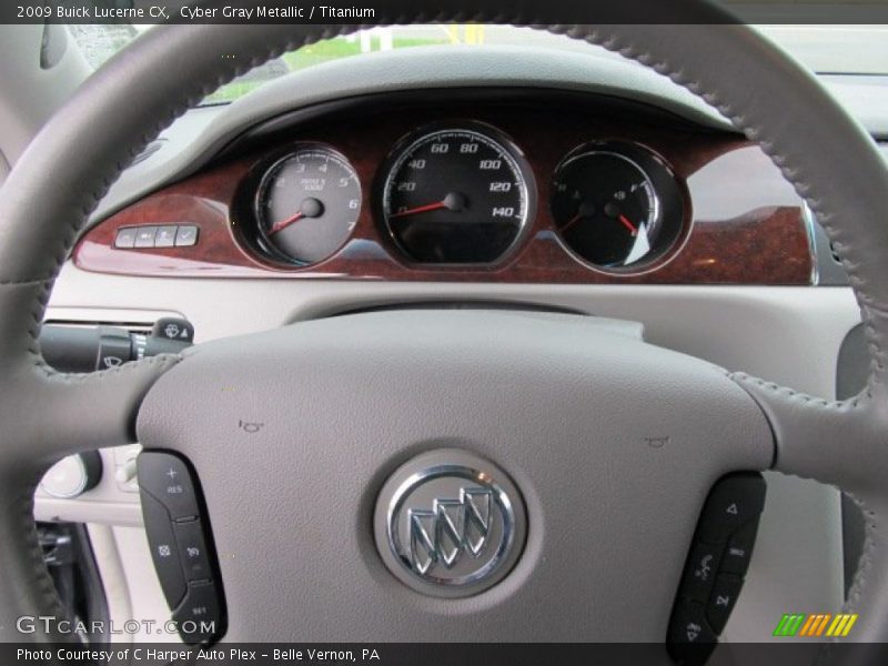 Cyber Gray Metallic / Titanium 2009 Buick Lucerne CX